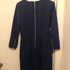 J Crew New Knit Zip Sheath Dress Retail 158.00